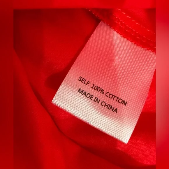 La Ligne NWT Solid Marceline Cotton Poplin Dress in Poppy XL - Picture 13 of 14